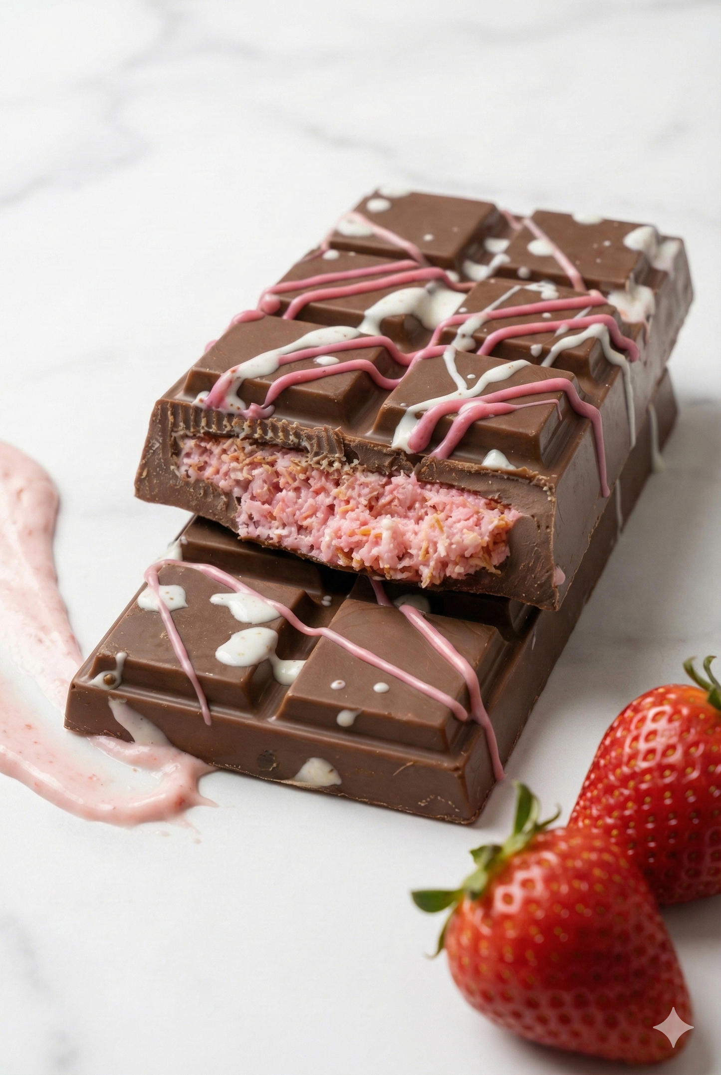 Dubai Chocolate Bar Strawberry Crush with kataifi crunch - image 3