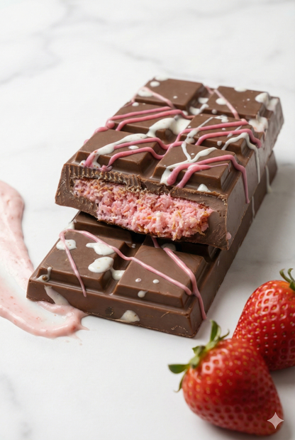 Dubai Chocolate Bar Strawberry Crush with kataifi crunch - image 3