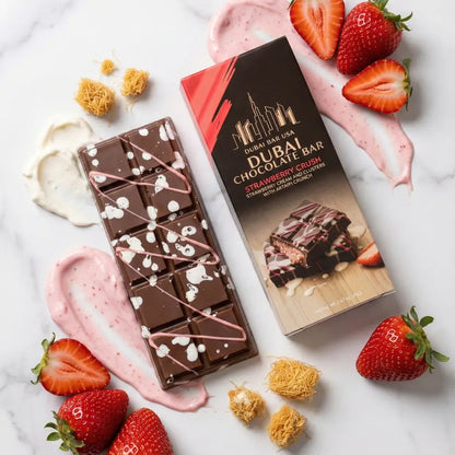 Dubai Chocolate Bar Strawberry Crush with kataifi crunch - image 1