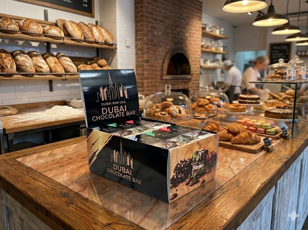 Dubai Bar Mixed Flavor Display Pack, 24 Bars